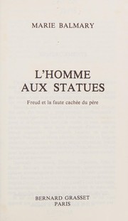 Cover of: L'homme aux statues
