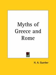 Cover of: Myths of Greece and Rome