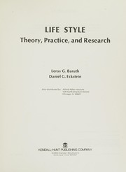 Cover of: Life style: Theory, practice, and research