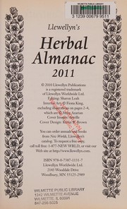 Cover of: Llewellyn's 2011 Herbal Almanac: A Do-it-Yourself Guide for Health and Natural Living