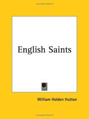 Cover of: English Saints