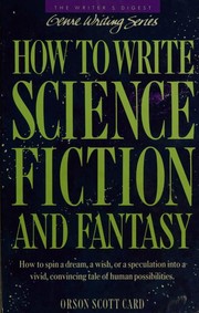 Cover of: How to Write Science Fiction & Fantasy by 