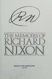 Cover of: Memoirs of Richard Nixon
