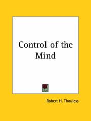 Cover of: Control of the Mind