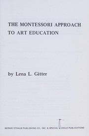 Cover of: The Montessori approach to art education