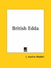 Cover of: British Edda by Laurence Austine Waddell