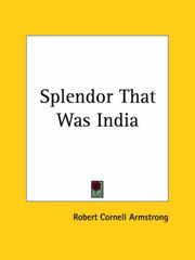 Cover of: Splendor That Was India