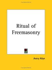 Cover of: Ritual of Freemasonry