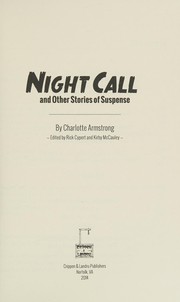 Cover of: Night Call and Other Stories of Suspense