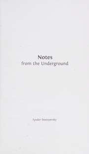 Cover of: Notes from the Underground