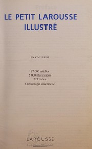 Cover of: Petit Larousse Illustré