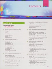 Cover of: Pharmacology for Canadian Health Care Practice