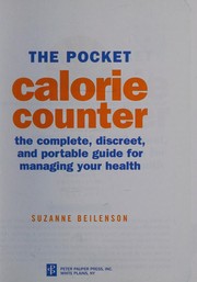 Cover of: The Pocket Calorie Counter 2013 Edition (Portable Diet Guide)