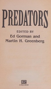Cover of: Predators by ed. by Ed Gorman and Martin H. Greenberg.
