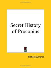 Cover of: Secret History of Procopius