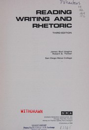 Cover of: Reading, writing, and rhetoric