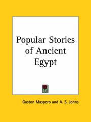 Cover of: Popular Stories of Ancient Egypt