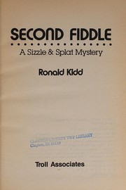 Cover of: Second Fiddle: A Sizzle & Splat Mystery (Sizzle and Splat Sleuths)