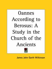 Cover of: Oannes According to Berosus: A Study in the Church of the Ancients