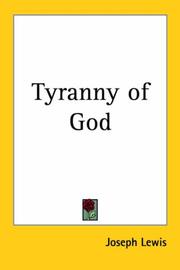 Cover of: Tyranny of God
