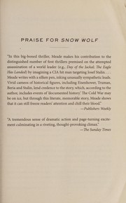 Cover of: Snow Wolf: A Thriller