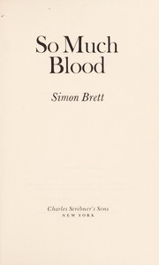 Cover of: So much blood