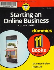 Starting an online business all-in-one for dummies by Shannon Belew