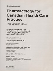 Cover of: Study Guide for Pharmacology for Canadian Health Care Practice