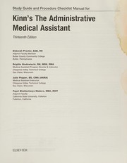 Cover of: Study Guide for Kinn's the Administrative Medical Assistant: An Applied Learning Approach