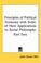 Cover of: Principles Of Political Economy With Some Of Their Applications To Social Philosophy