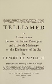 Telliamed by Benoît de Maillet, Benoit de Maillet