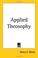 Cover of: Applied Theosophy