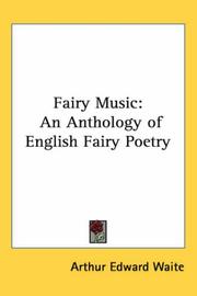 Cover of: Fairy Music: An Anthology of English Fairy Poetry