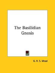 Cover of: The Basilidian Gnosis
