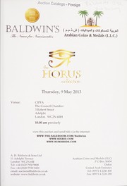 Cover of: Islamic coin auction 24: The Horus collection