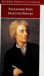 Cover of: Selected poetry by Alexander Pope