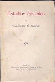 Cover of: Estudios sociales