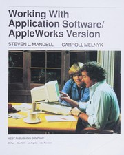 Cover of: Working with application software: AppleWorks version