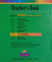 Cover of: WOW!: Wonder of words : teacher's book (Invitations to literacy)