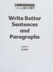 Cover of: Write Better Sentences and Paragraphs