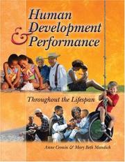 Human development and performance throughout the lifespan by Anne Cronin, Mary Beth Mandich