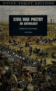 Cover of: Civil War poetry by edited by Paul Negri.