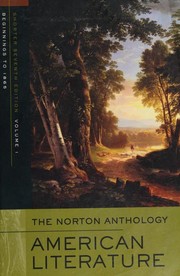 Cover of: The Norton Anthology of American Literature: Volume 1