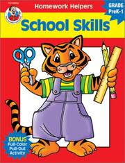 Homework Helper School Skills, Grades PreK to 1 (Homework Helpers) by School Specialty Publishing