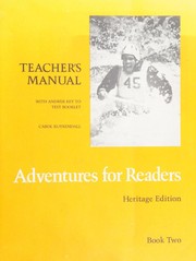 Cover of: Teacher's Manual: Adventures for Readers, Book Two