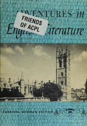 Cover of: Adventures in english literature -- Cardinal Newman edition by 