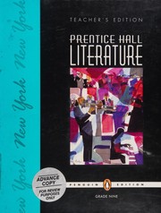 Cover of: New York Prentice Hall Literature: Grade Nine
