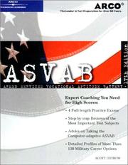 Cover of: ASVAB: Armed Services vocational aptitude battery