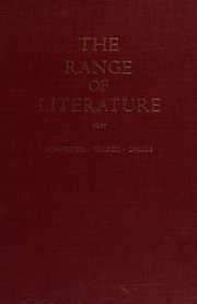 Cover of: The range of literature: an introduction to prose and verse