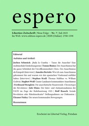 Cover of: espero 7: Libertäre Zeitschrift, Neue Folge